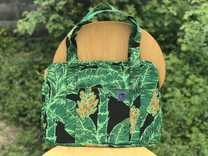 画像1: バナナリーフブラック★スーツケースサブボストンバッグ（肩紐なし）