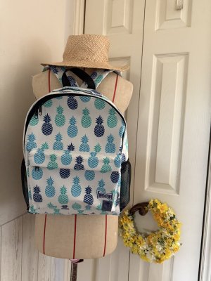 画像1: キュートパイン柄★アロハリュックサック　