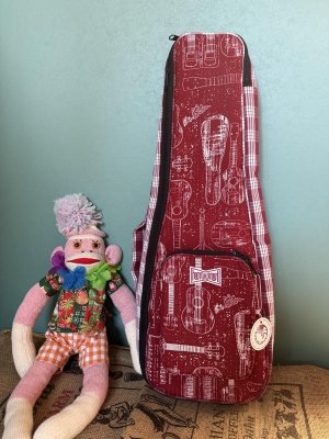 画像1: 26フムウクケース★ソプラノ★バーガンディー