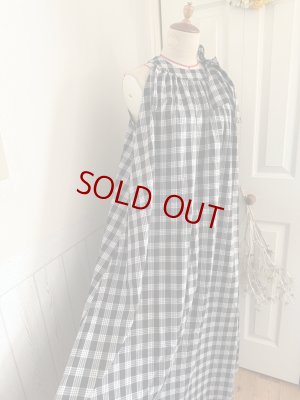 画像3: リボンワンピース★ブラックポリコットンパラカ