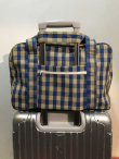 画像4: ハワイアンイラストパイナップル白★スーツケースサブボストンバッグ（肩紐付き）
