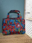 画像2: カラフルハイビスカス柄★フルサイズ★スーツケースサブボストンバッグ（肩紐付き）