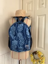 画像: ネイビーパイン柄★アロハリュックサック　