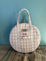 画像: サークルトートバッグ★ハットバッグ　ベージュパラカ