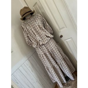 画像: ティアードパンツ★パラカhumuhumuオリジナルベージュ